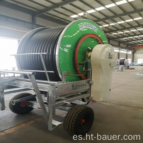 Máquina de irrigadores de carrete de manguera dura Bauer